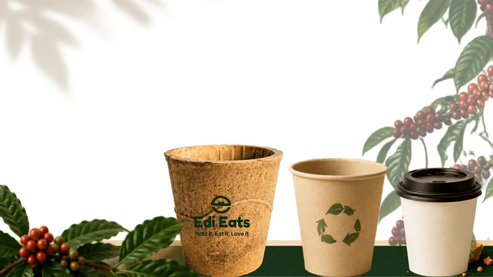edible vs compostable vs paper cups
